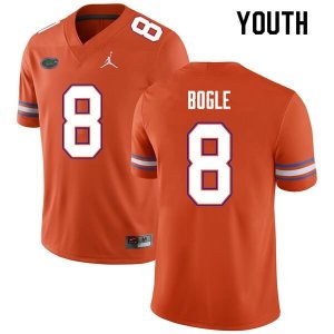 Youth Florida Gators #8 Khris Bogle NCAA Nike Orange Authentic Stitched College Football Jersey CZZ1462WT